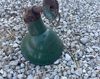 Vintage barn lights.