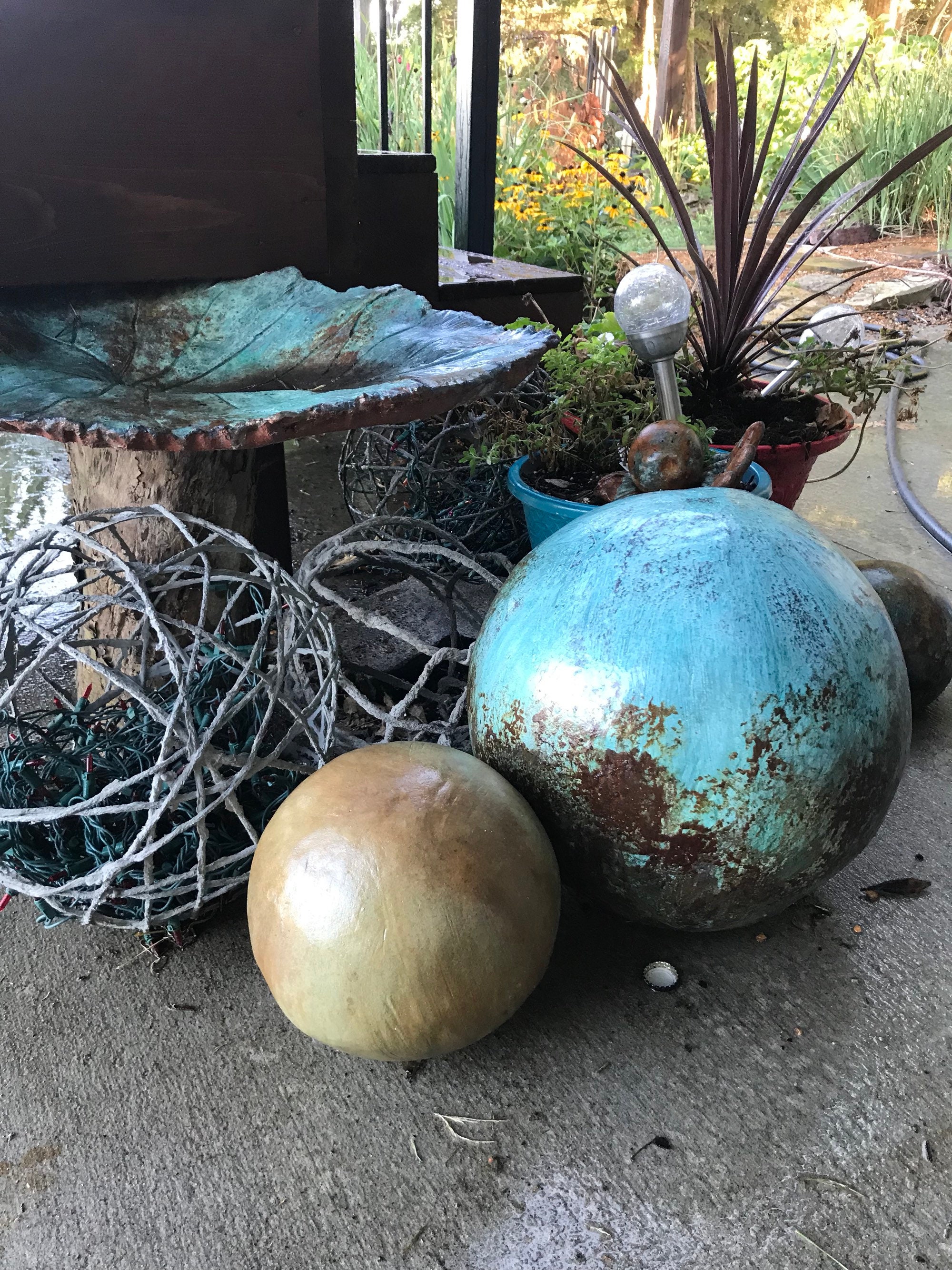 Garden  orbs.
