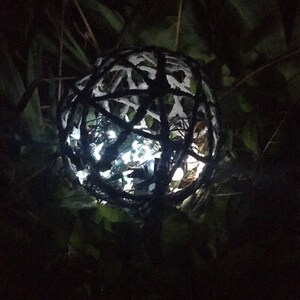 Concrete orb garden spheres. image 4