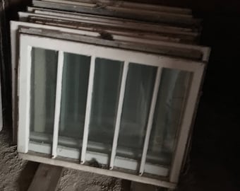 Wavy glass windows.