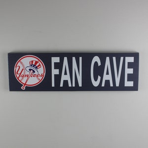 New York Yankees Fan Cave Wood Sign, New York Yankees Wood Sign, New York Yankees Fan Sign, New York Yankees Decor