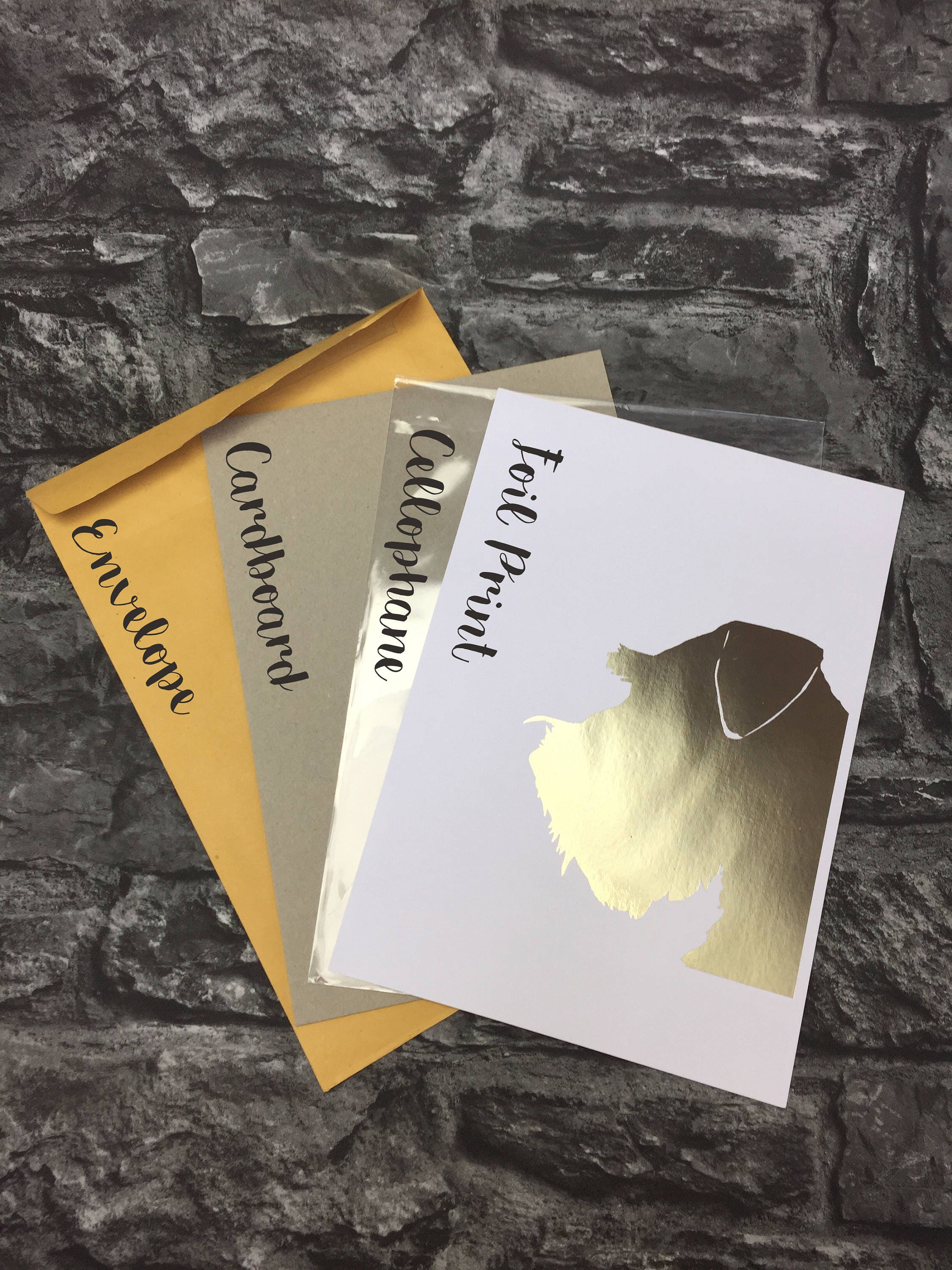 Custom Gold Foil Print Create Your Own Foil Printyour Etsy