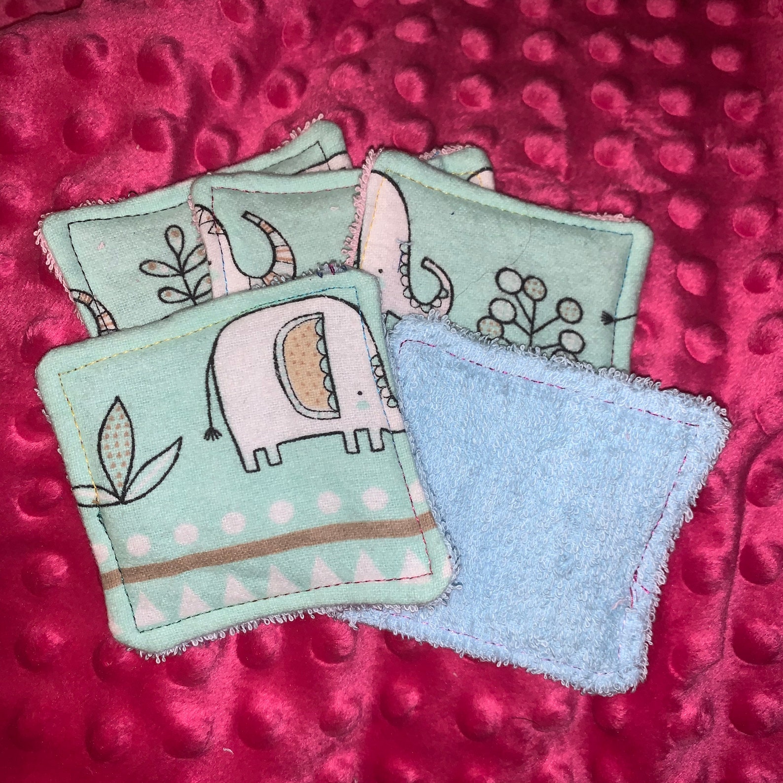 Reusable Cotton Squares Etsy