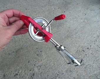 ビンテージの卵泡立て器、ソビエト時代のビンテージハンドミキサー
