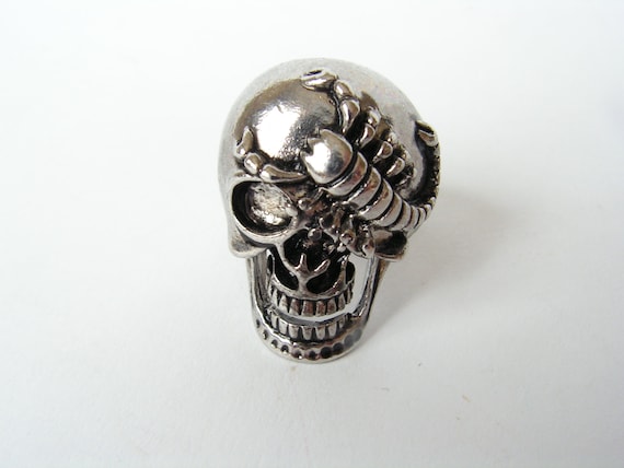 Bague tête 2025 de mort ss