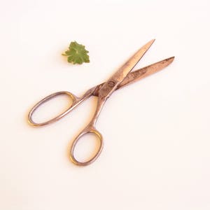 Old tailoring scissors Antique scissors Retro scissors steel medium size Sewing scissors Sewing Decor Tailor Shears Sewing supply