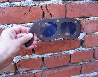 Safety Glasses Solar eclipse glasses Protective Goggles Steampunk Goggles Vintage Welding Glasses Gothic Glasses Steampunk decor 1930s