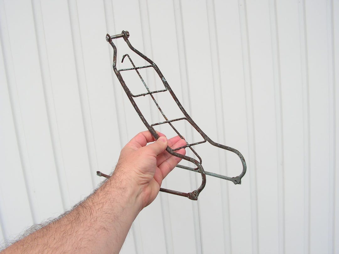 Old Luggage Rack Bicycle 1960s Vintage Soviet Bicycle Rack Vintage Bike ...