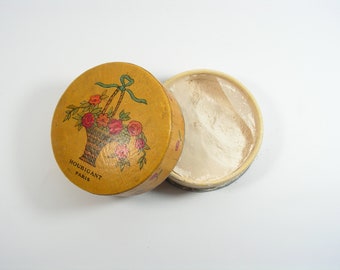 Petite Boîte Ancienne Houbigant - Pot à Poudre/fards Vintage, Référence 75140, Made In France