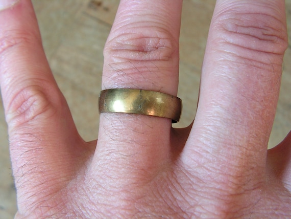 Rare wedding ring Old ring with inscription Retro rin Gem