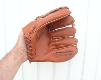 Guanto da Baseball in Pelle di Colore Marrone Golden Eagle