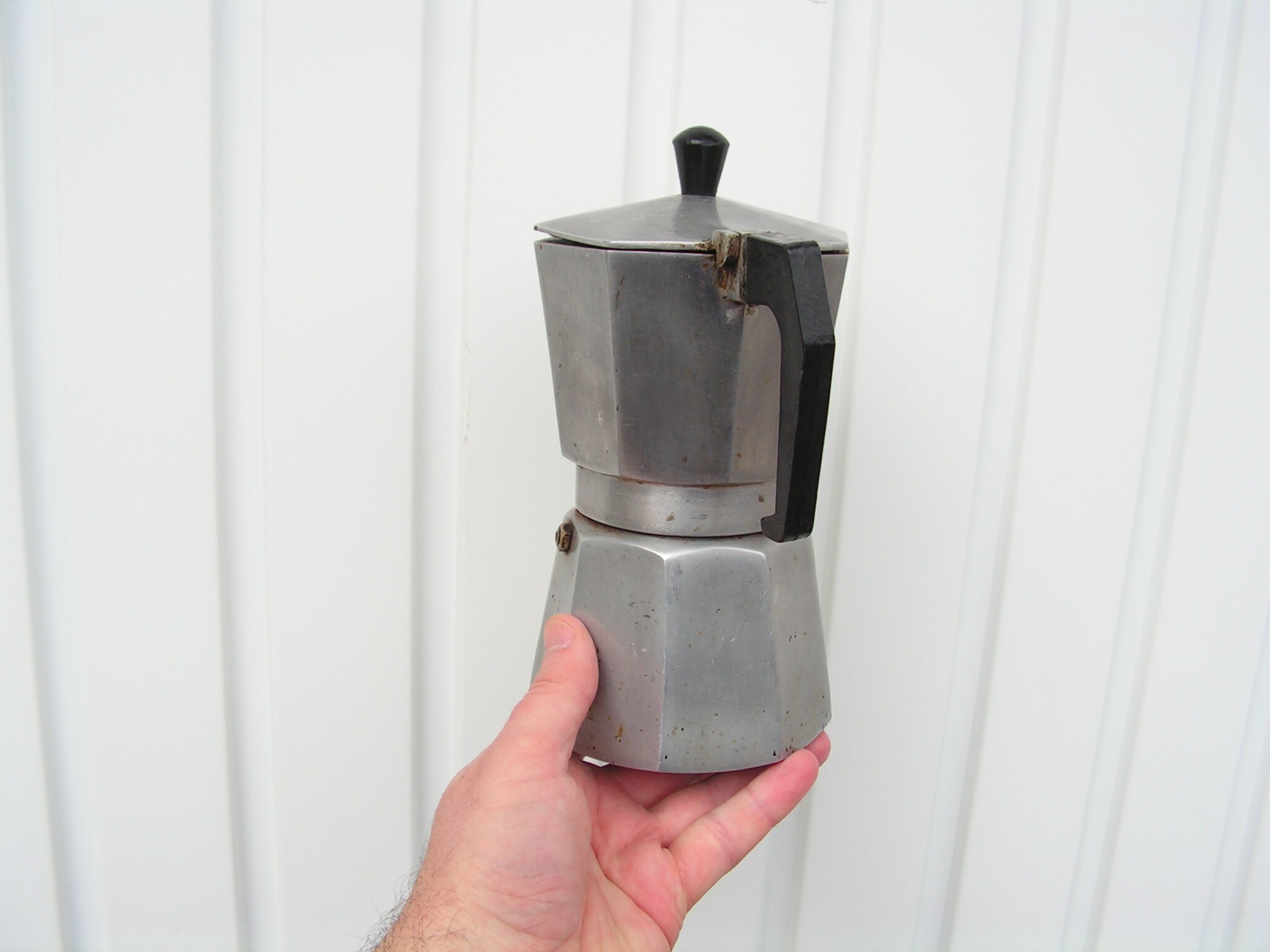 Vintage Coffee Maker for Espresso. Retro Coffee Pot. Camping Coffee  Machine. Metal Coffee Maker, Espresso Pot, 