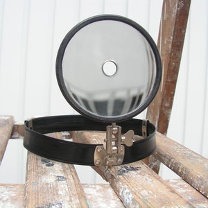 Otolaryngological head reflector DGM Vintage mirror of the doctor Doctor&#39;s head mirror Rare Old Medical Instrument Otolaryngologist gift