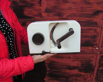 Broodsnijmachine jaren 1970 Broodsnijmachine Snijmachine Handgebakken broodmachine Keukenhulp Duitse broodsnijmachine