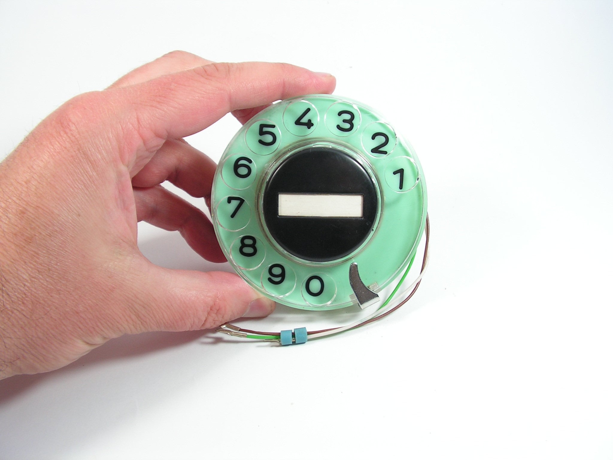 Vintage Phone Dial Disk NEVER USED Phone Part Dialing Disk Rotary ...