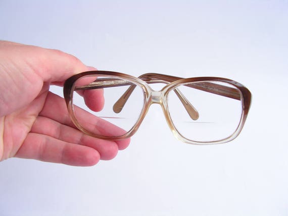 Gafas bifocales vintage Gafas marco plástico Gafas marrón lectura
