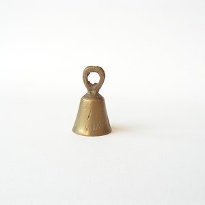 Vintage brass bell Small bell Old Bulgarian bell Hand made bell Decorative brass bell Little bell Mini bell