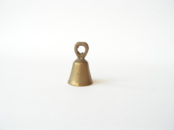 Vintage Brass Bell Small Bell Old Bulgarian Bell Hand Made Bell