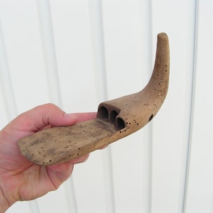 Antique disstresed wooden harvest Hand-made wooden tool 19th Primitive swap hook Old wood harvest tool Primitive harvest tool Rustic decor