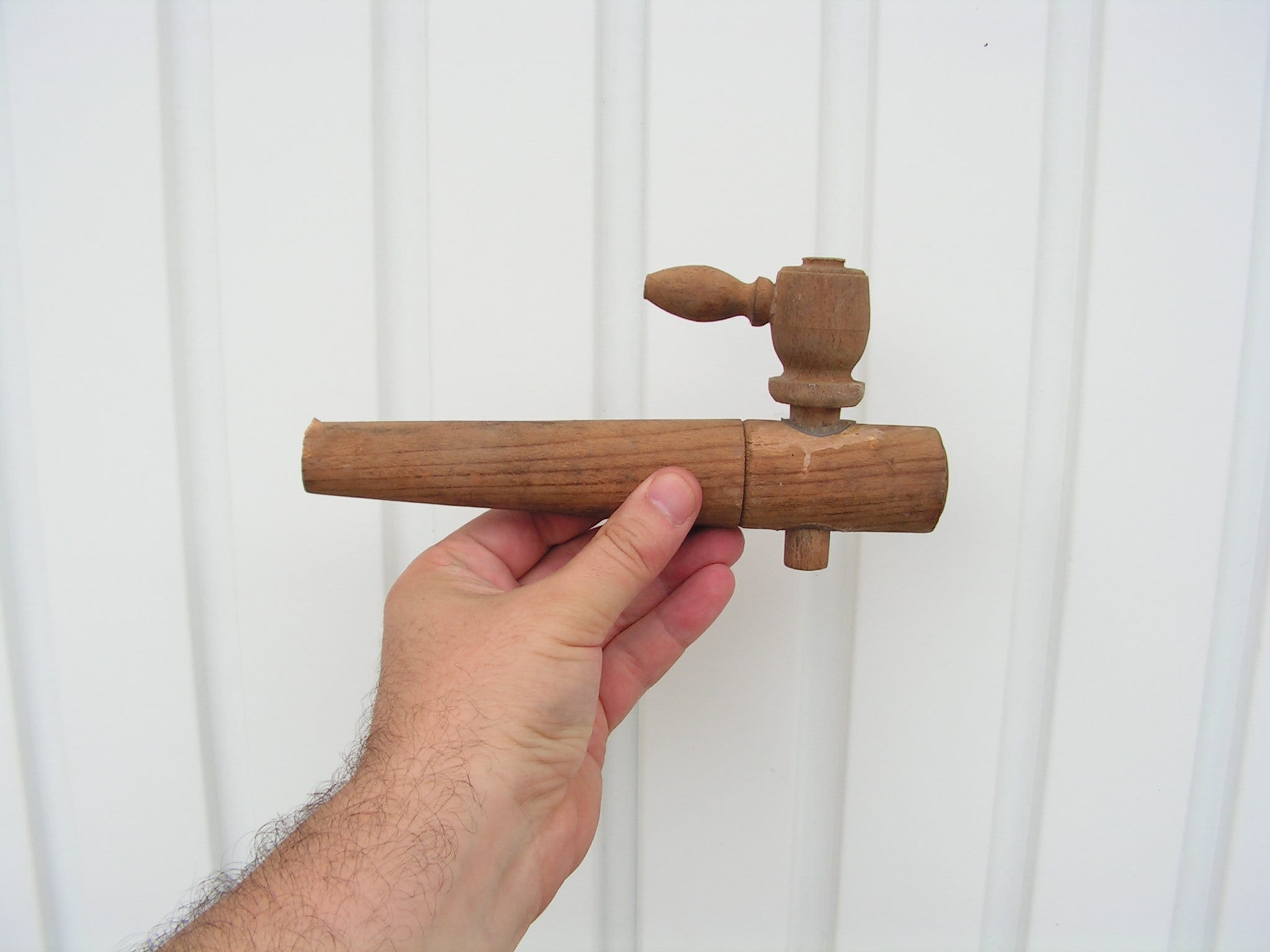 Vintage Wooden Wine Barrel Tap 1950s Old Spigot Wooden Faucet Etsy