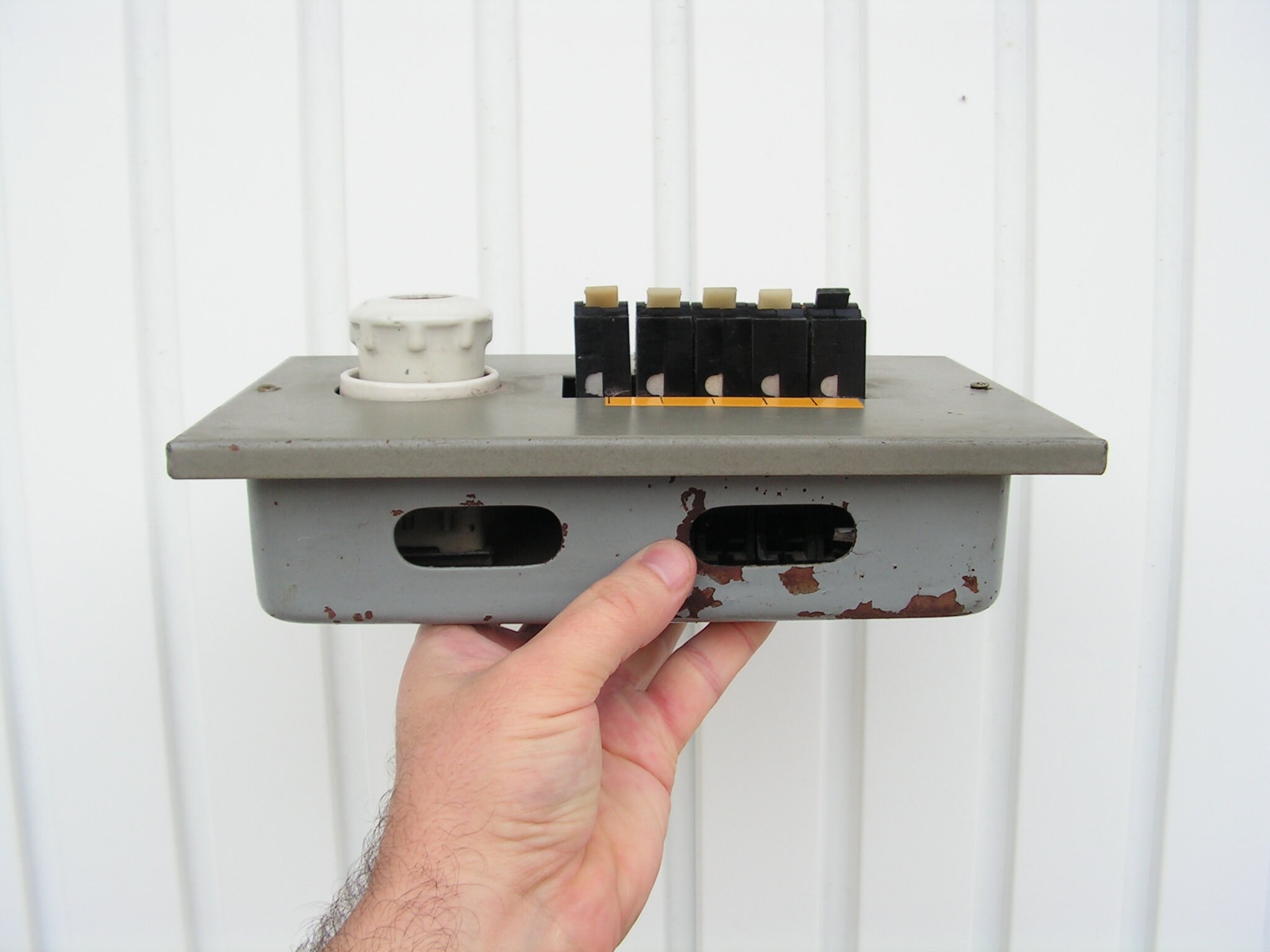 Vintage Schalter, Retro Elektrisches Panel, Mechanischer Schalter