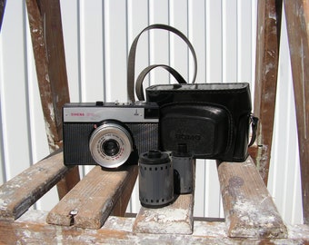 Vintage Smena 8M Film Camera, USSR Lomo 40mm, with Case