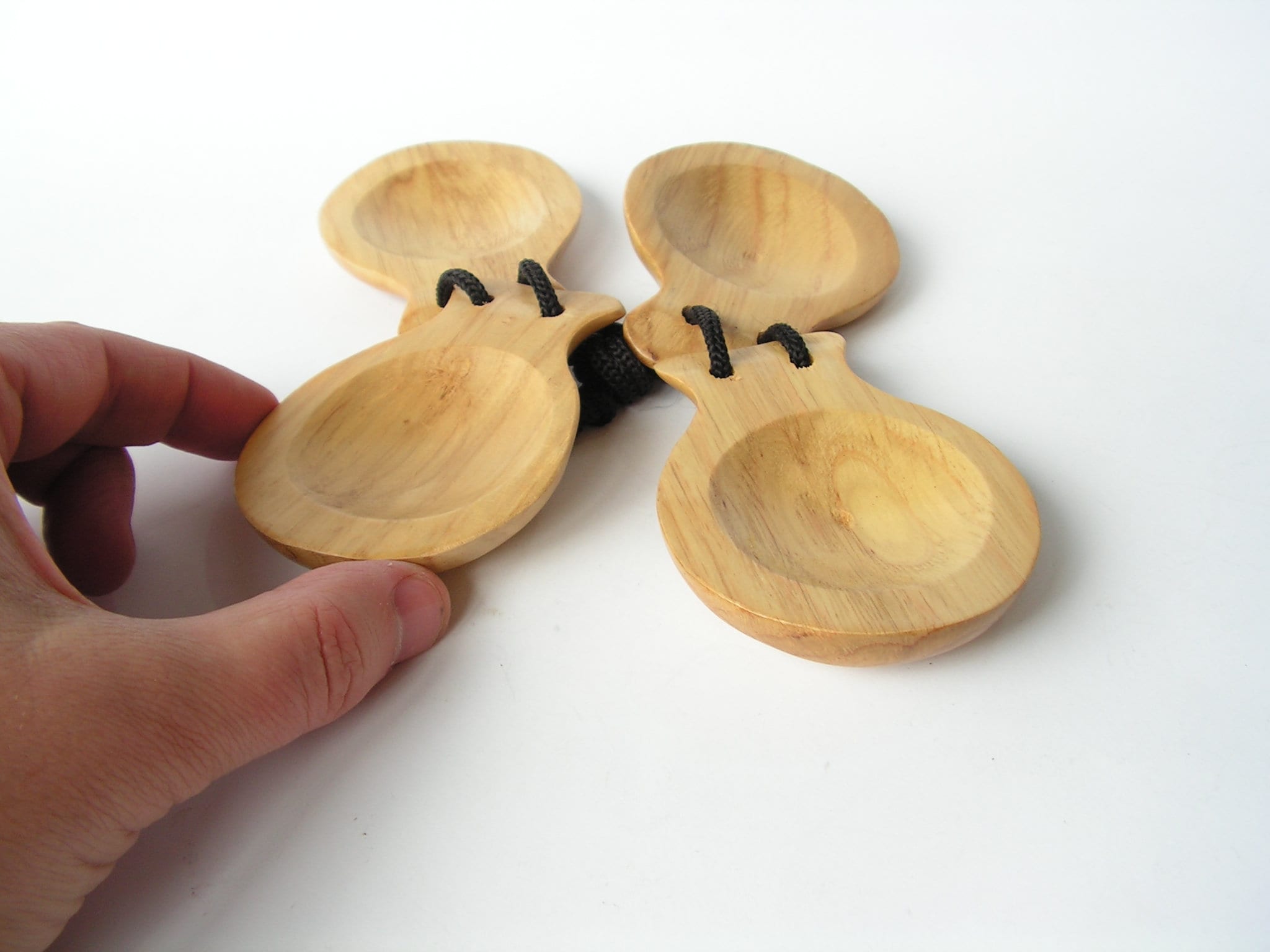 Vintage Complete Set Castanets, Handmade Flamenco Wood Castanets ...