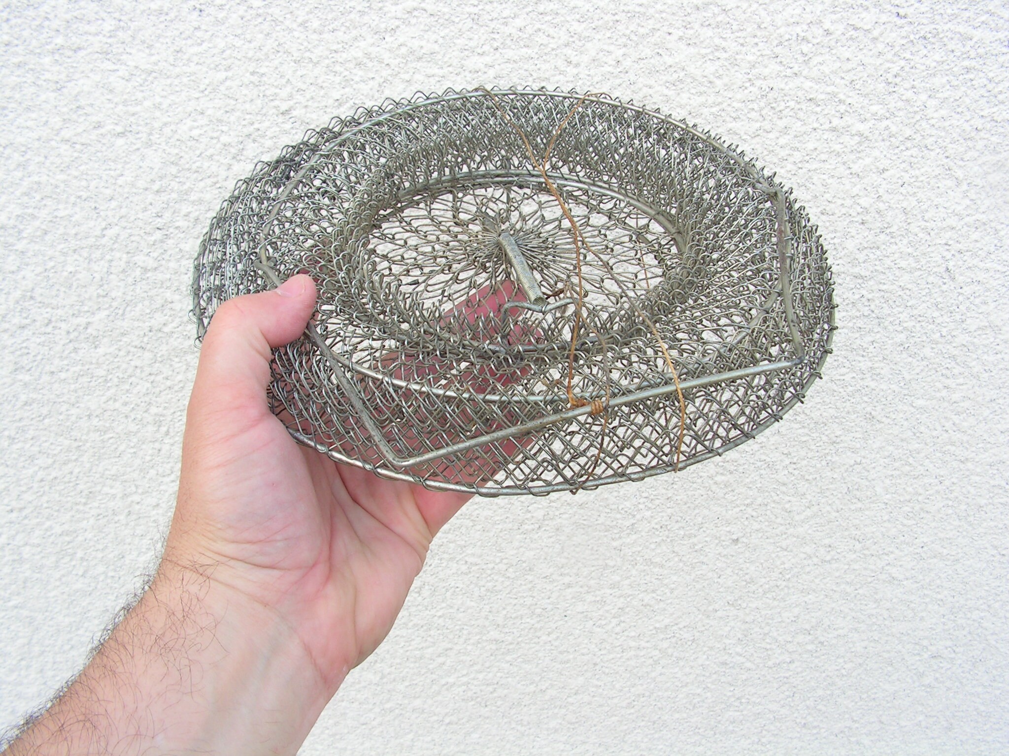 Large Wire Basket Fish Net Trap Fishing Keep Net Wire Mesh Etsy UK