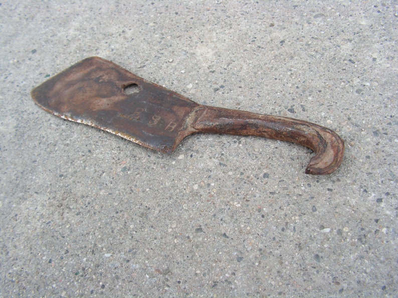 Antique Cleaver Old Marked German Cleaver Vintage Meat Chopper Etsy