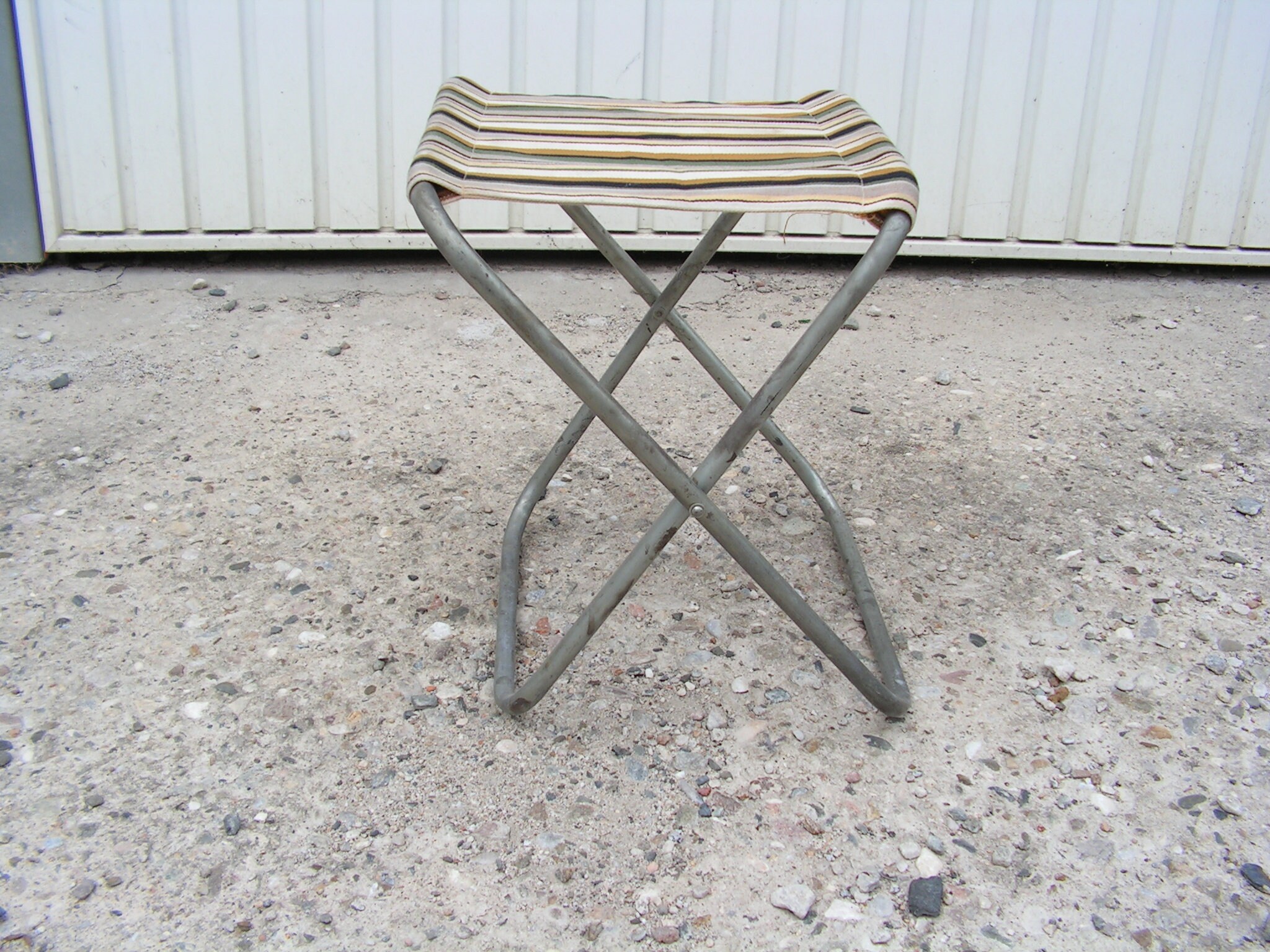 Folding Fishing Stool, Vintage Folding Chair, Camping Folding