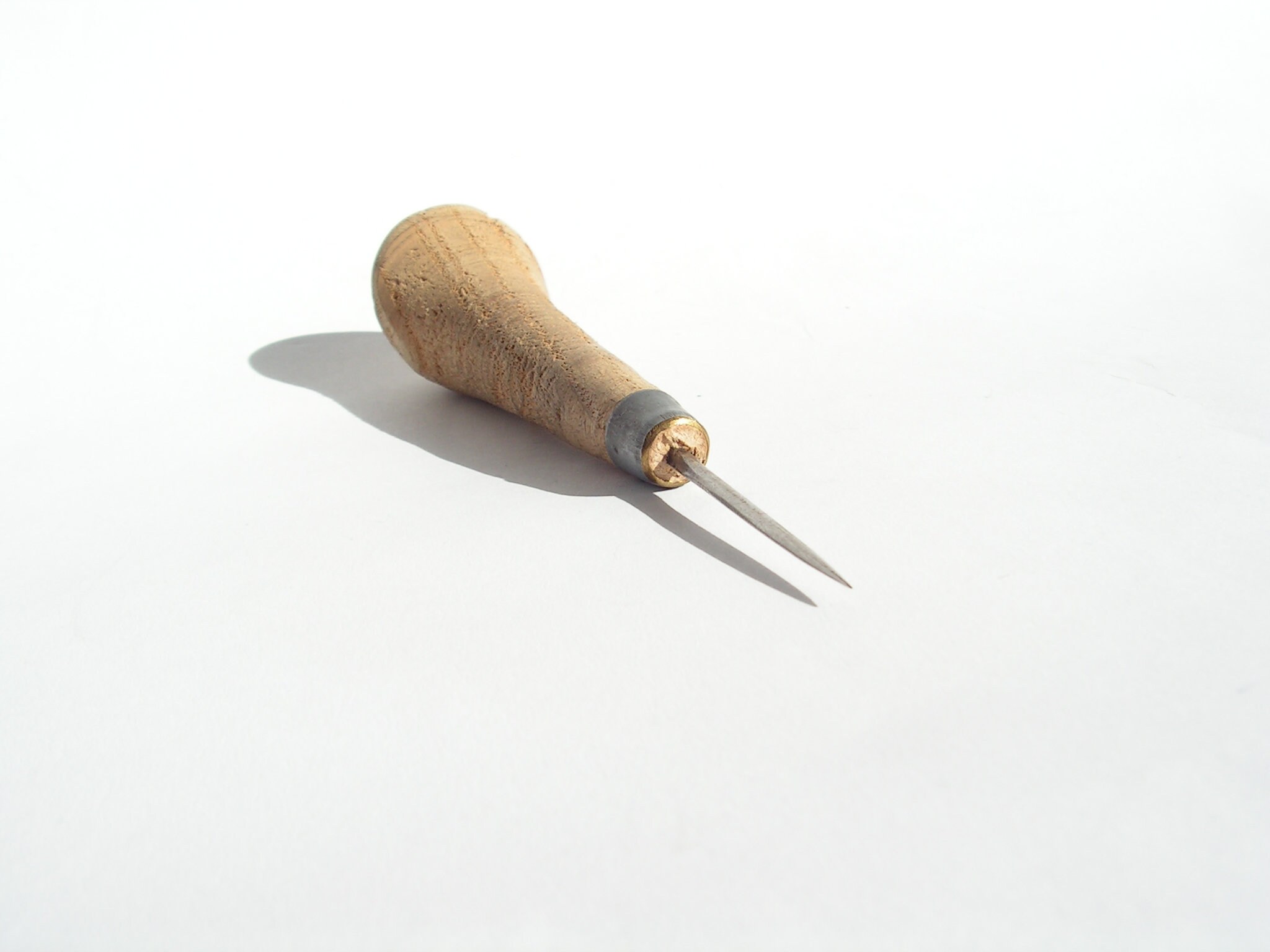 Awl 1950s Vintage Wooden Handled Awl Hand Carved Awl Sewing Etsy