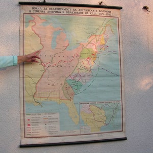 Grande mappa storica degli Stati Uniti, Mappa a discesa vintage, Creazione del grafico scolastico degli Stati Uniti, Grafico a discesa, Mappa scolastica rara