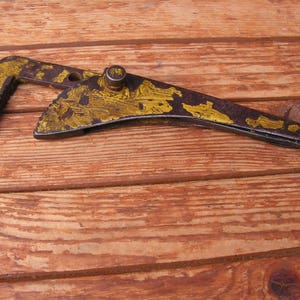 Antique French wrench, Old metal wrench, Adjustable wrench , Antique tool, Plumber wrench, German tool, Industrial decor