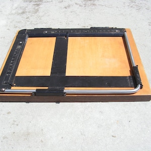 Vintage drawing board, Architect wood board, Photo drawing board, Photo equipment, Photographer tool, Wooden board engineer