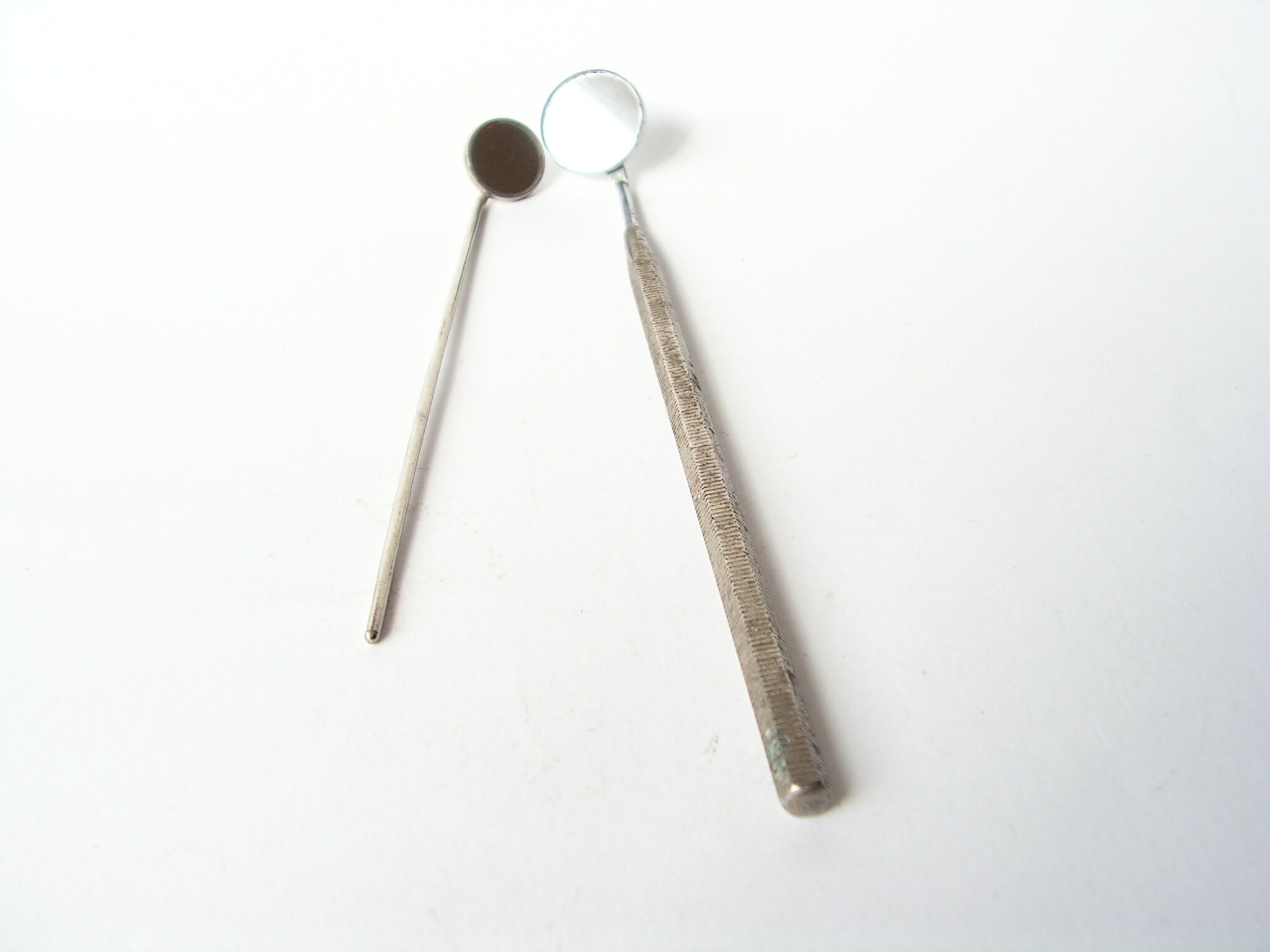 Dentist Mirrors Marked Set of 2 Mirrors Vintage Dentist Tools Etsy