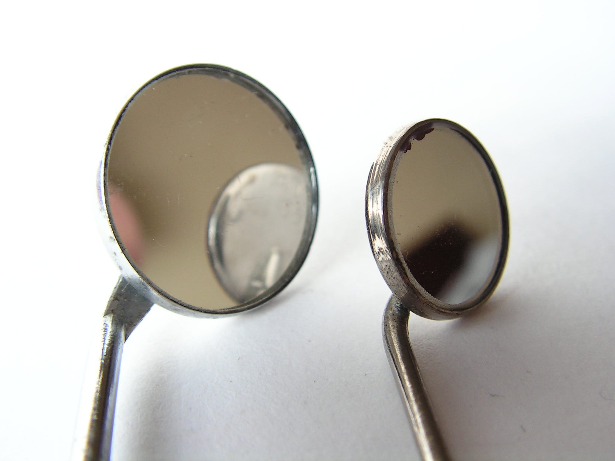 Dentist Mirrors Marked Set of 2 Mirrors Vintage Dentist Tools Etsy