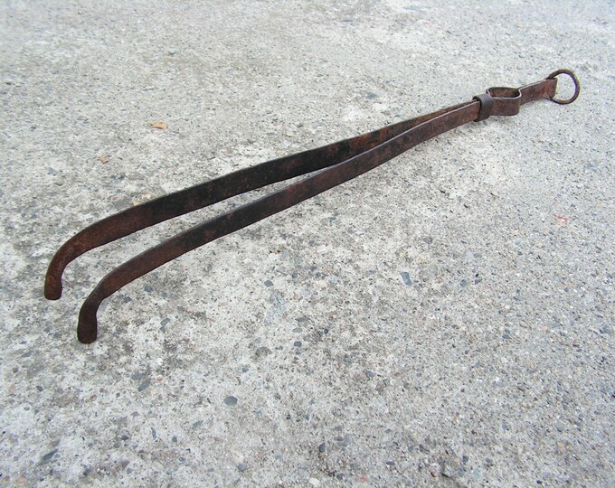 Antique Fire Tongs 1800s Antique Fireplace Tongs Hand Fire Tongs