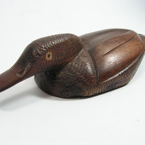 Antique duck Vintage wooden duck Hand made duck figurine Carving figure duck Collectible duck Hand carved duck Carving sculpture duck
