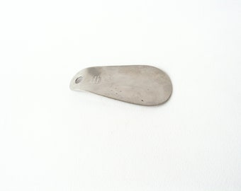 Vintage Shoehorn Metal Shoehorn with a mark Small Shoehorn Shoe Accessory Decorative shoehorn
