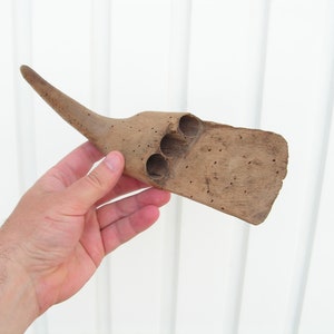 Antique wooden harvest, Hand-made wooden tool 1900s, Primitive swap hook, Old wood harvest tool, Primitive harvest tool,Vintage rustic decor