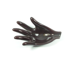 Vintage porcelain hand, Retro white ceramic hand, Ring organizer jewelry holder, Hand sculpture statuette, Ceramic art