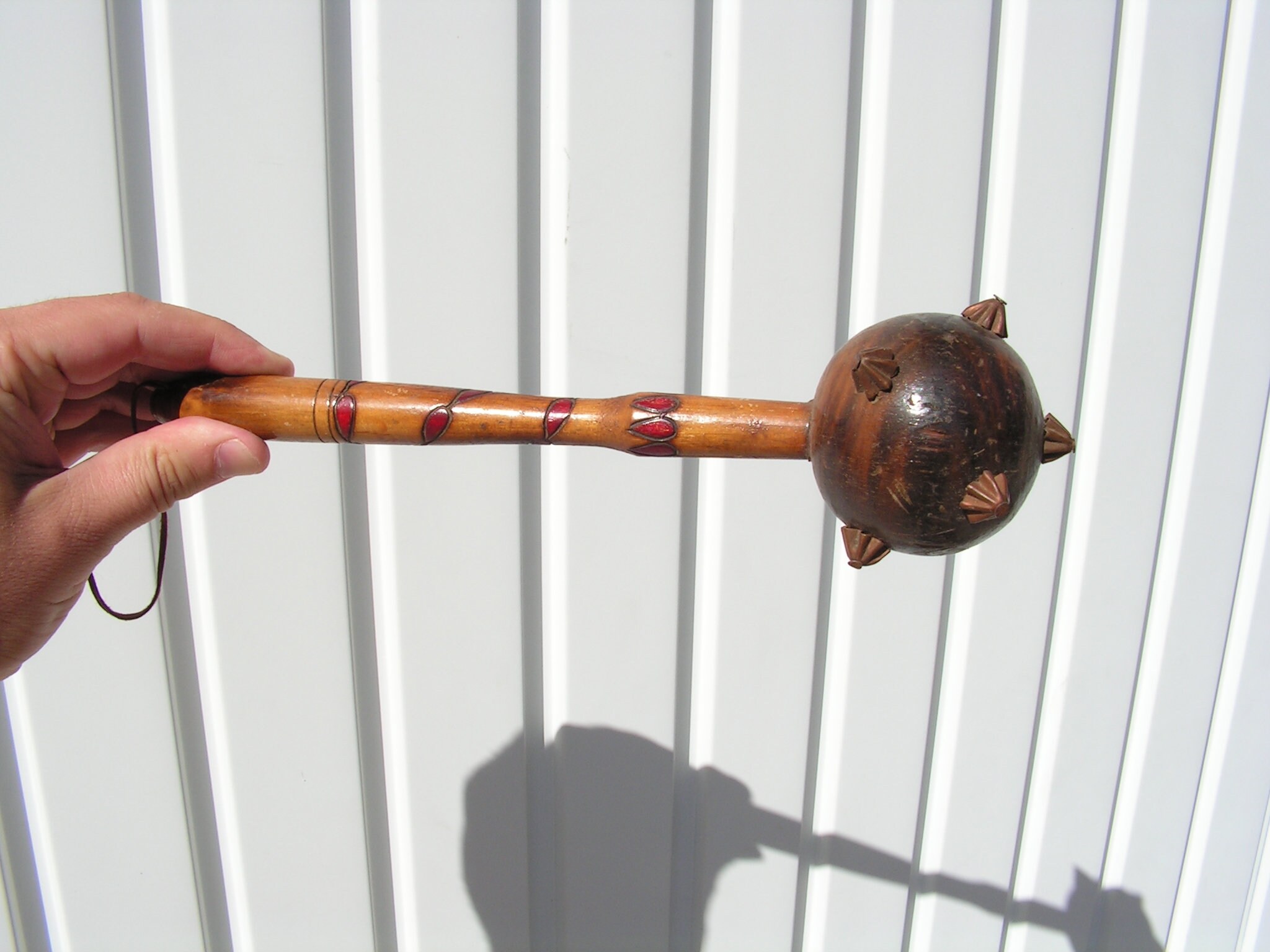 Vintage mace Small wooden mace Old mace Vintage tool Etsy