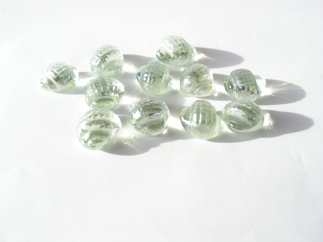 Glass Chandelier Ornaments, Set of 11 Glass Ornaments, Chandelier Drops