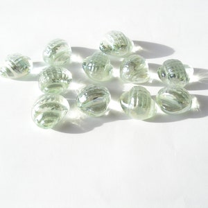 Glass chandelier ornaments, Set of 11 glass ornaments, Chandelier drops, Chandelier crystals
