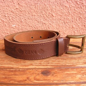 Vintage female leather belt DSQUARED size 26 Italian stylish belt Womans Genuine leather belt Brown leather belt Retro leather belt