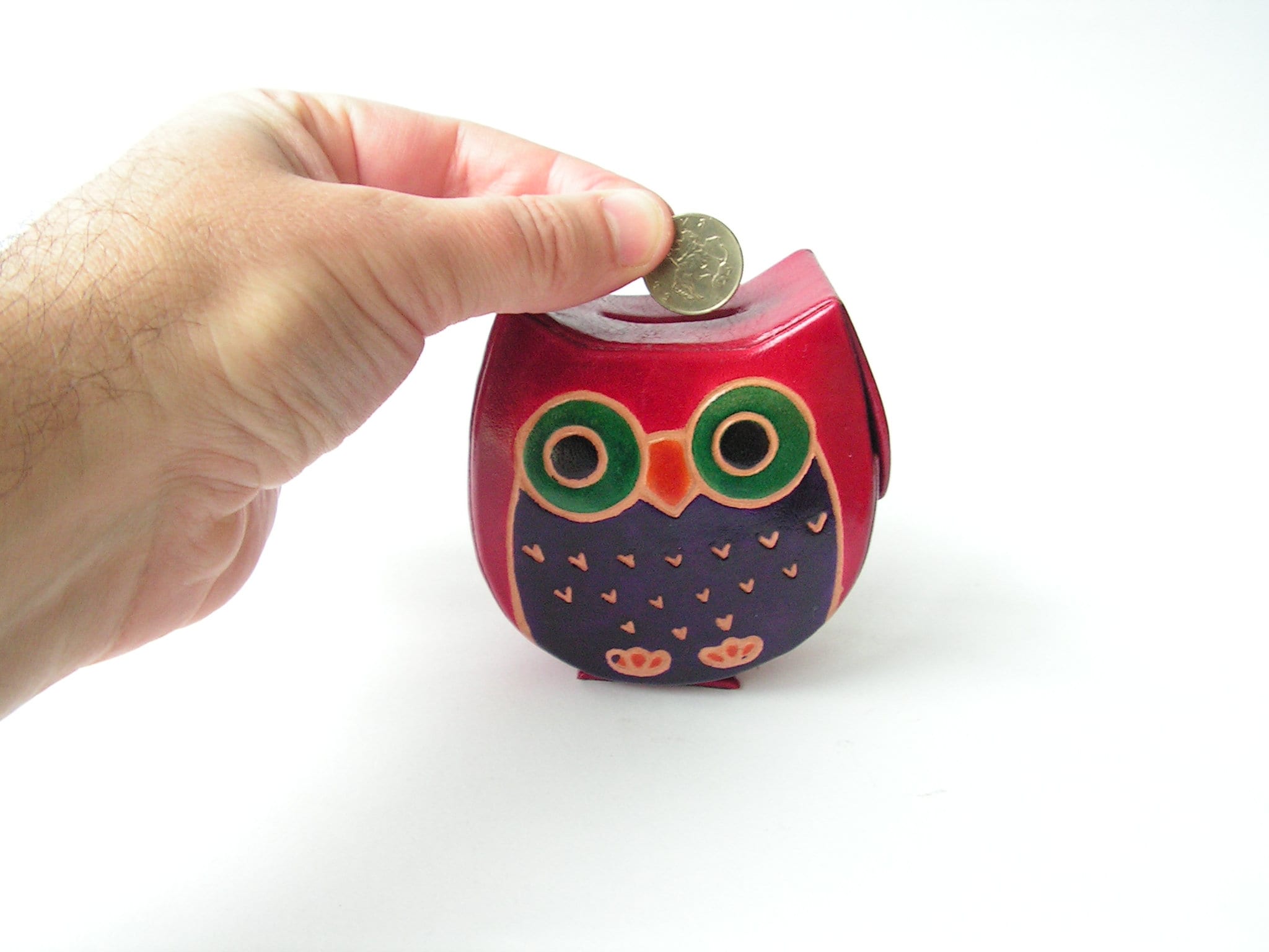 Vinyl Money Box Owl Retro For Children Small Coins Deposit Honesty Children's Toy Cash