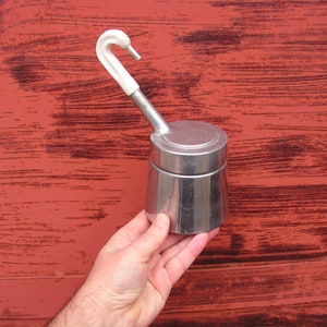 Vintage coffee maker 1950s Old tourist detachable coffee maker Small aluminum camping coffee maker Espresso pot  coffee maker Rustic decor