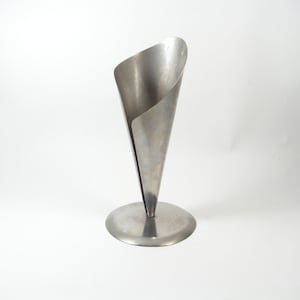 Vintage Napkin Holder Bulgaria, Silver Tone Metal Napkin Holder, Napkin Holder cylindrical Gift Idea, Decoration