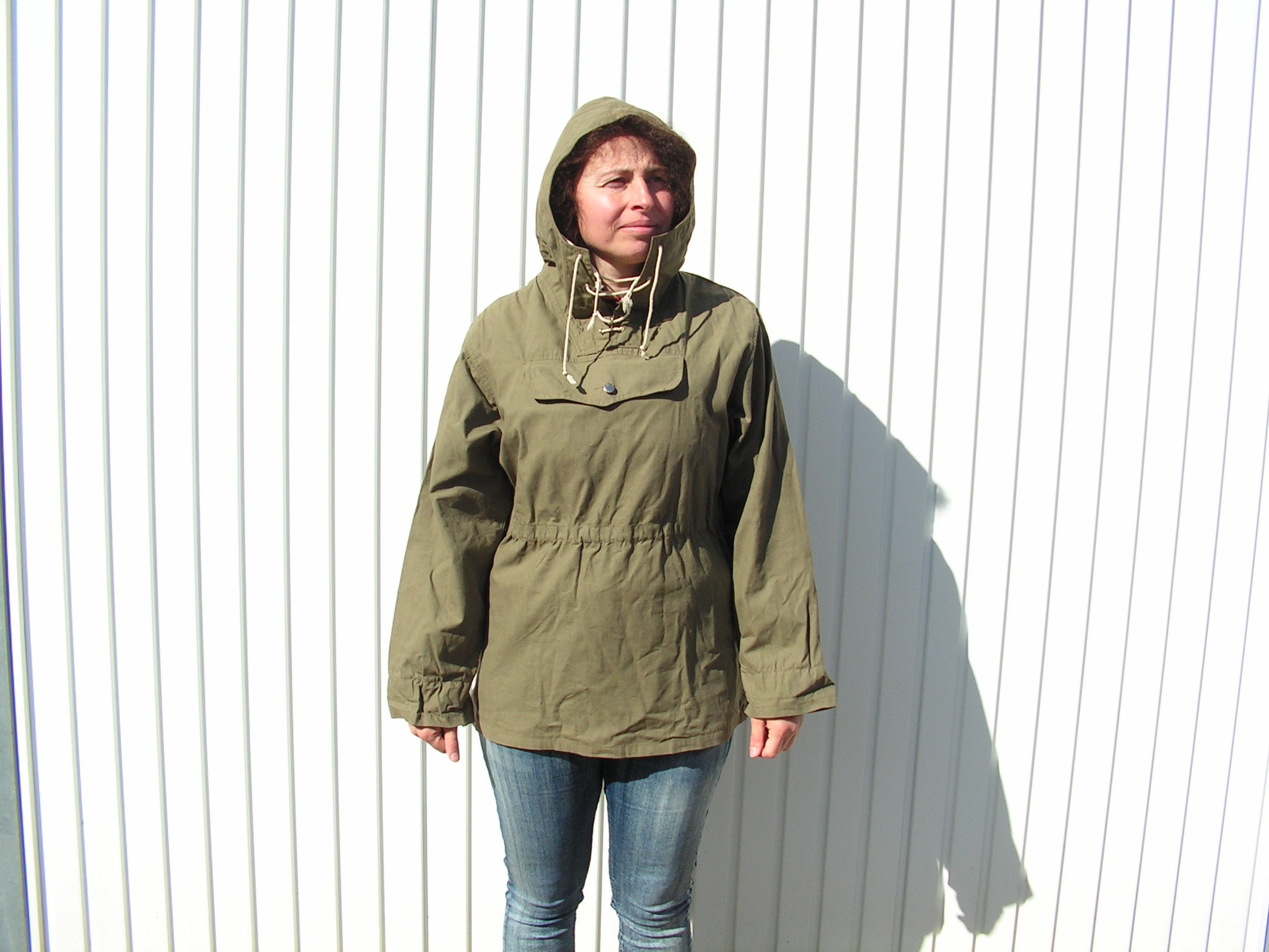 vintage bulgarian army anorak parka