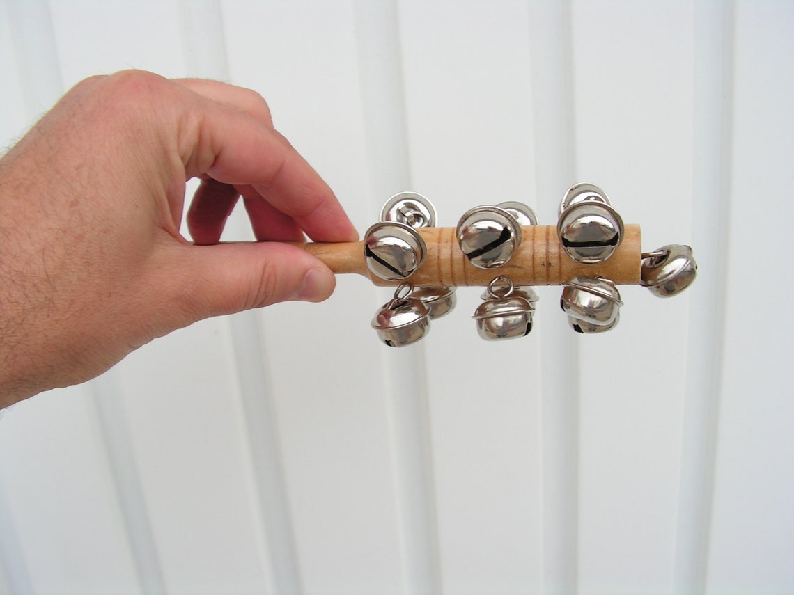 Vintage Wood Rattle Percussion Instruments Bell Music Musical - Etsy